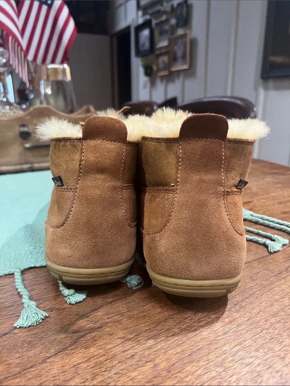L.L.Bean Wicked Good Moccasin Slippers - Picture 4 of 7